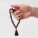 Parsing wooden "Orthodox" 31 beads with a brush, brown color
