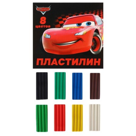Plasticine 8 colors 120 g "Cars"-6