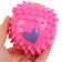Developing tactile ball "Princess", diameter 9 cm, with a squeak, in a bag, crumb I