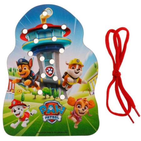 Toy wooden lacing "puppy patrol" 17 × 13 cm-1