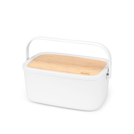 Brabantia nic breadbine, rectangular, light gray color, size 25x39.5x16 cm-1