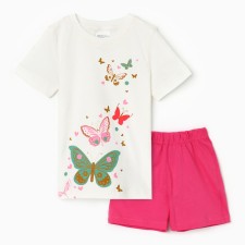 A set for a girl (T-shirt/shorts) 