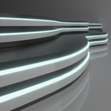 Flexible neon Elektrostandard, IP65, SMD2835, 120 LED/m, 24V, glow cold white