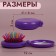 The comb is massage, folding, with a mirror, d = 6 cm, color mix