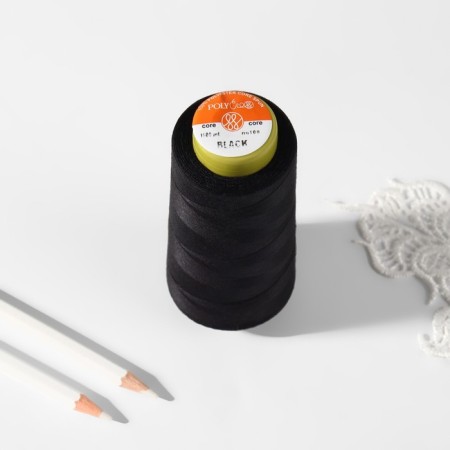 Thread 100no, 1500 m, black color-2