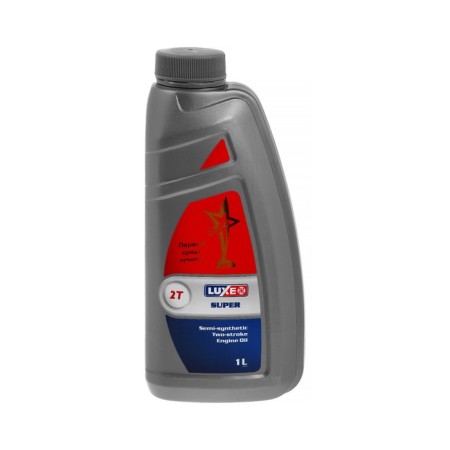 Motor oil lux Super 2T, two -core, semi -synthetic, 1 liter