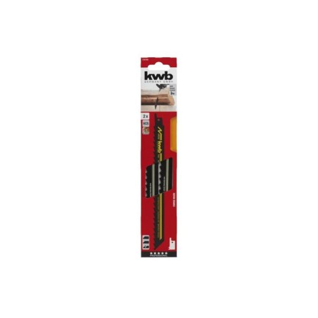 A canvas for a saber saw on a tree KWB HCS S111K, 228/207 mm, a step of teeth 8.5 mm, 2 pcs.-1