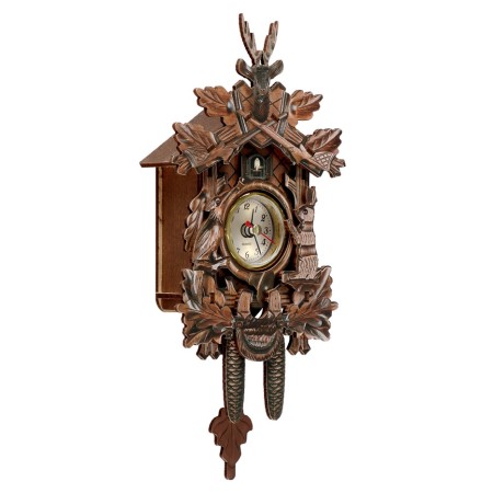 Wall watches with a cuckoo "House in the Forest", a smooth move, 24 × 11.6 × 5 cm-1