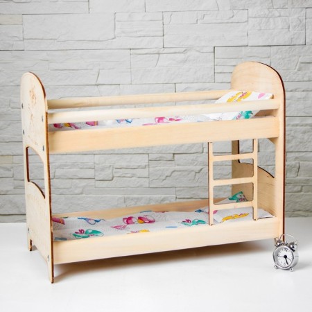 Classic bed No. 3 “2-tier”, with bedding
