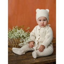 Комбинезон демисезонный детский Pure Love Little, рост 74 см, цвет молочный