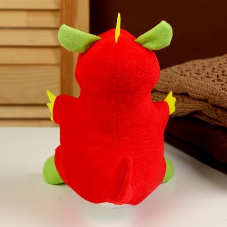 Soft toy "Dragosh", Red, 23 cm-2