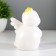 Nightlight "Dancer duck" LED 1W 3x LR44 white 5x8x11cm Risalux