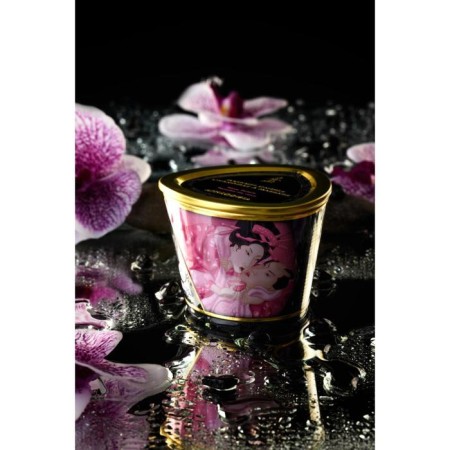 Candle - aromatic massage for shunga "rose", 170 ml-9
