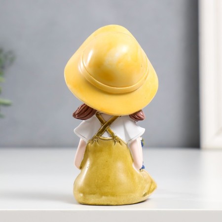 Souvenir Polystone "Boy/Girl with Fruits" Long legs mix 5.5x5x5x20 cm-4