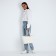 Bag-touut without fastening, white color