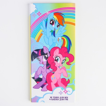 A set of cosmetics, shadows 10 colors, shine 4 colors "Smoke", My Little Pony-2