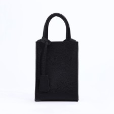 Women's bag over the shoulder Textura, small size, black color