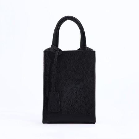 Women's bag over the shoulder Textura, small size, black color