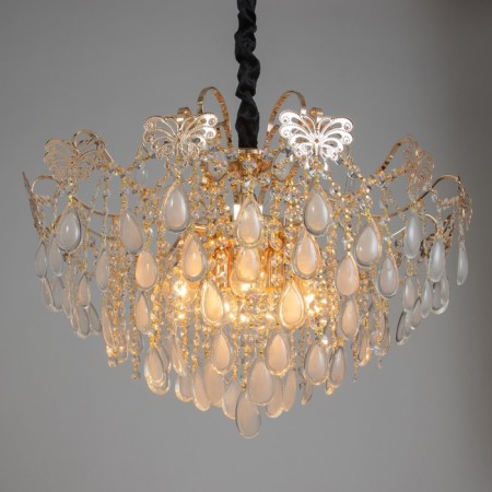 Polina chandelier 8x60W E14 gold 60x60x41cm SVK-2
