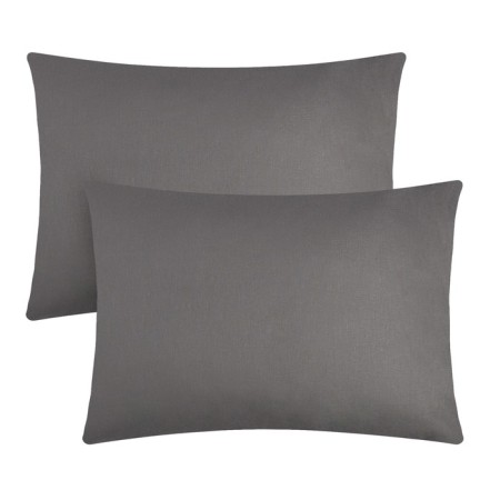 Set of pillowcases Ethel, 50x70 cm - 2 pcs, gray, 100% cotton, calico