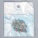 Busina for creativity Metal "Wings folded with heart" silver 1.2x1.1x0.7 cm