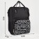 School textile school “On the Riva”, with a pocket, 25x13x38, black