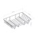 Drying for dishes and devices, with a pallet, chromium color, kb003