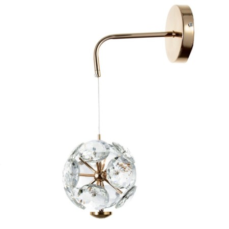 Bra "Jasil" LED 5W gold 19.5x12.5x43-130 cm-5