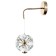 Bra "Jasil" LED 5W gold 19.5x12.5x43-130 cm