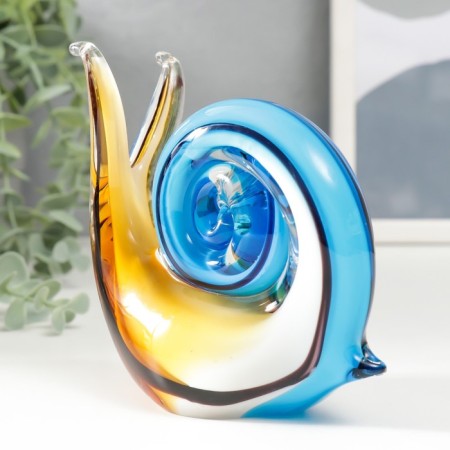 Suvenir glass "Snail" 13x11.5 cm-4