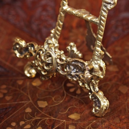 Mini prayer "Trident" brass 15x8.5x3.5 cm-2