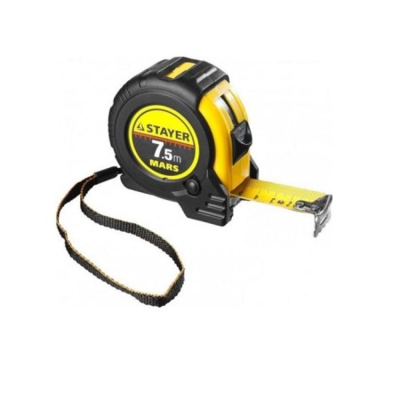 Roulette Stayer Stabil 34131-075_z02, a trimmed case, with two latches, 7.5m x 25mm