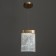 Bayerlux lamp "Kseno" LED 6W gold 16x3x26-130 cm