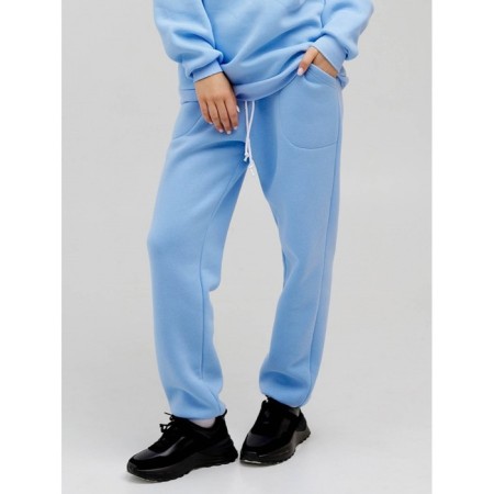 Women's pants with a company, size 44, blue color-7
