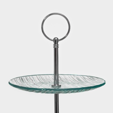 Fruitor glass three -tier round share "Texture", D = 24/20/15 cm-2
