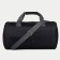Sports bag with zipper, long belt, black color/cornflower