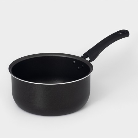 Consul bucket, 2.7 l, glass cover, plastic handle, anti -stick coating, black color-2