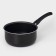 Consul bucket, 2.7 l, glass cover, plastic handle, anti -stick coating, black color