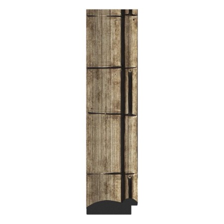 Mirror with engraving in the baguette frame, silver bamboo 73 mm, 53x71 cm-2