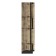 Mirror with engraving in the baguette frame, silver bamboo 73 mm, 53x71 cm