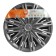 Wheel caps 15 "Sky", silver, 2 pcs Airline AWCC-15-11