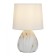 Rivoli Damaris 1he14, 40 watts ceramics white with gold with lampshade