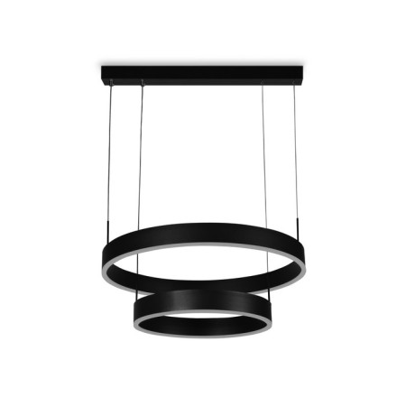 LED LED suspension with the control panel Ambrella Light, Original, Fa6612, LED, 85 W, 6375LUM, 3000-6400K, black color, white matte-3