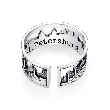 Ring "Peter", echoing with oxidation, 19 size-1