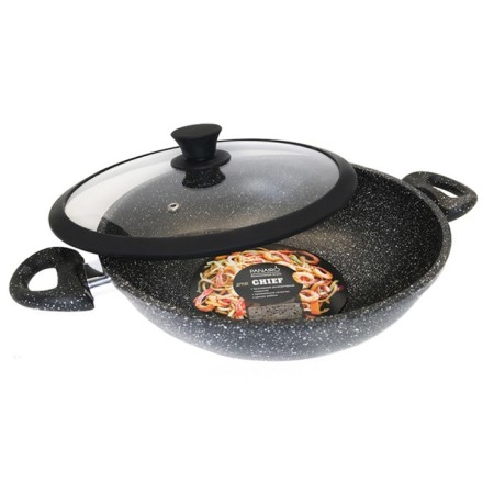 Steven of the Wok Panairo Chief Induction, induction, with a lid, the handle Soft-Touch, D = 28 cm-2