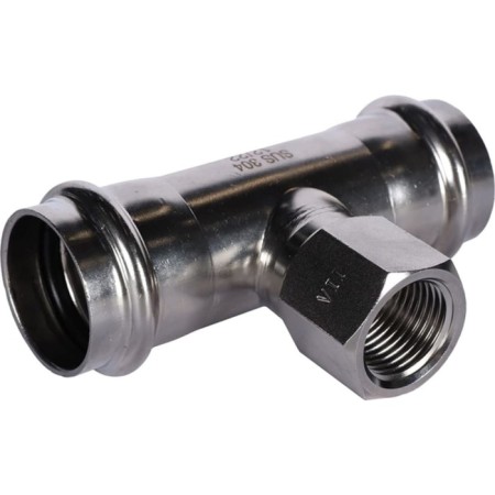 Rommer RSS-0015-002812, VPR-BR, D = 28 mm X 1/2 ", press steel, stainless steel