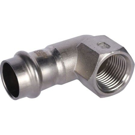 Rommer RSS-0009-001812, VPR-BR, D = 18 mm x 1/2 ", press, stainless steel. Steel.-4