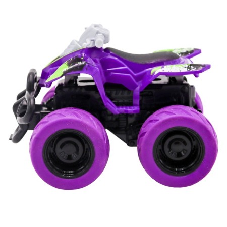 Friction Funky Toys "ATV", with a crash effect, 4x4, purple color-2