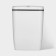 Garbage bucket of sensory shares, 12 l, white color