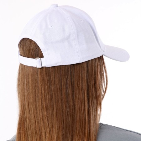 Women's cap with rings, white color, rr 56-14